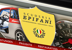 Kunde: Scuderia Epifani - vom Logo bis zur  Webseitenprogrammierung